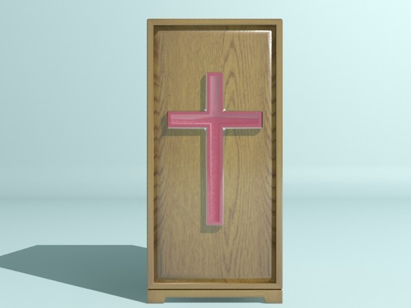 wooden pulpit 3d max - Wooden Pulpit by christiano247